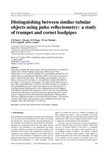 INSTITUTE OF PHYSICS PUBLISHING  MEASUREMENT SCIENCE AND TECHNOLOGY Meas. Sci. Technol[removed]–757