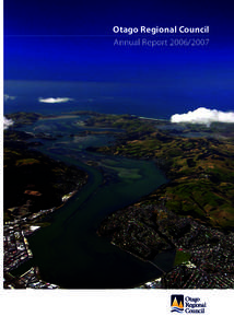 Otago Regional Council Annual Report Mission Statement  to promote the