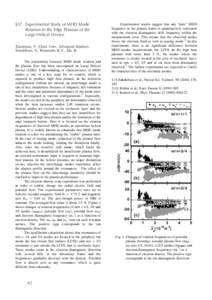 §37.	 Experimental Study of MHD Mode Rotation in the Edge Plasmas of the Large Helical Device Takemura, Y. (Grad. Univ. Advanced Studies), Sakakibara, S., Watanabe, K.Y., Ida, K. The relationship between MHD mode rotati