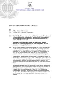 Commonwealth of Nations / Political history of Canada / Commonwealth Heads of Government Meeting / Robert Mugabe / Thabo Mbeki / Commonwealth Secretary-General / Prime minister / Zimbabwe / Politics / Government / International relations