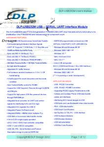 DLP-USB232M User's Manual