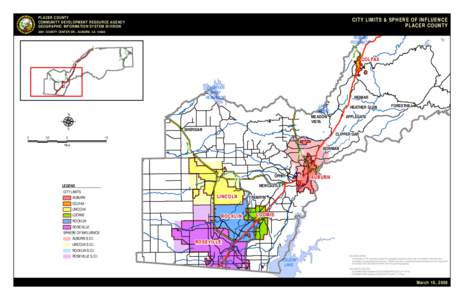 Placer County /  California / Roseville /  California / Rocklin /  California / Colfax /  California / Foresthill /  California / Rocklin / Sacramento metropolitan area / Geography of California / Northern California