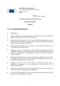 Directorate-General for Health and Consumers / Western corn rootworm / Directive / Diabrotica / Agricultural pest insects / Chrysomelidae / European Union directives
