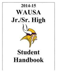 [removed]WAUSA Jr./Sr. High  Student