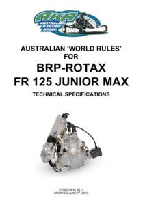 Microsoft Word - AUST WORLD RULES ROTAX JUNIOR MAX V 8.0.doc