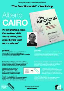 Stichting Infographics Congres Nederland presents  ‘The Functional Art’ - Workshop Alberto