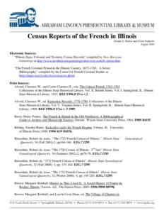 Microsoft Word - Bibliography, Census Reports of the French in Illinois.docx