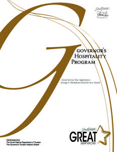 G  governor’s Hospitality Program