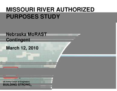 United States Department of Defense / Pick–Sloan Missouri Basin Program / Flood Control Act / Missouri River / Omaha /  Nebraska / Mississippi Valley Division / Mississippi River / Water Resources Development Act / Geography of the United States / United States / United States Army Corps of Engineers