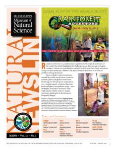 Come Play in the Rain(forest)!  Jan 26 – May 12, 2013 Climb a 9’ kapok tree • Get cozy with a gorilla • IDENTIFY ENDANGERED SPECIES • BUILD A MODEL INSECT