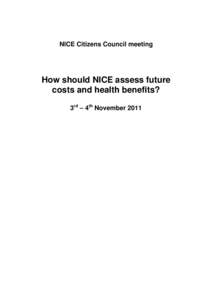 NICE Citizens Council meeting, November 3-4, 2011
