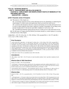 Law / Government / United States federal banking legislation / Statutory law / 111th United States Congress / Community Reinvestment Act / Water Resources Development Act / United States Code / Uniformed Services Employment and Reemployment Rights Act / United States Office of Special Counsel