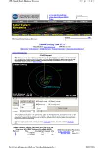 Planetary science / Astronomy / Orbit / Solar System / Comets / Main Belt asteroids / Celestial mechanics / Astrodynamics / Orbital elements