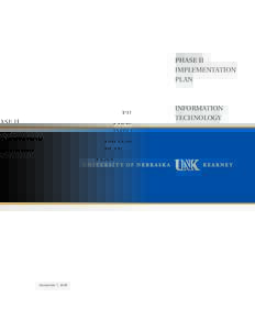 PHASE II IMPLEMENTATION PLAN INFORMATION TECHNOLOGY