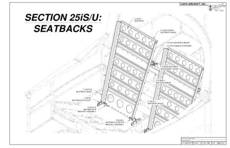 Q:�12�ual iS�elage�tion 25iS Seatbacks�tion 25iS-U Seatbacks)