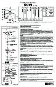 Assembly Instructions For  F2473/1 1