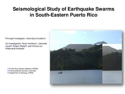 Seismology / Carite Lake / Earthquake / Microseism