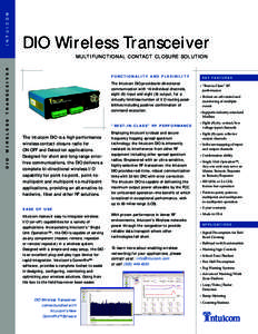 I N T U I C O M  DIO Wireless Transceiver T R A N S C E I V E R