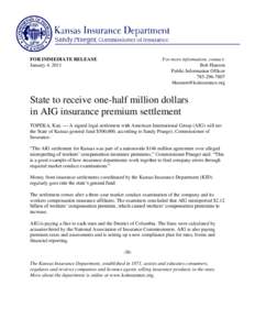 Institutional investors / Financial services / American International Group / Sandy Praeger / Holdings of American International Group / Types of insurance / JB Carlson / Insurance / Financial institutions / Financial economics