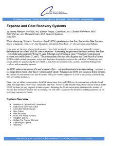STC Network Systems • PO Box 3334, La Habra, CA[removed] • ([removed] • www.stcllp.com  Expense and Cost Recovery Systems