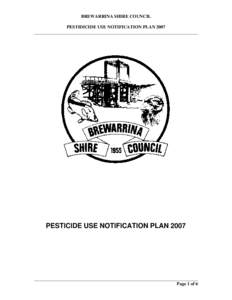Agriculture / Environment / Environmental health / Land management / Biological pest control / Pesticide / Herbicide / Brewarrina /  New South Wales / Integrated pest management / Pesticides / Soil contamination / Pest control