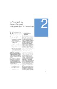 Patient-Centered Communication in Cancer Care: Promoting Healing & Reducing Suffering