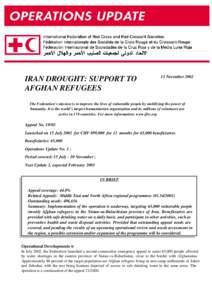 IFRC - Iran drought Appeal[removed]