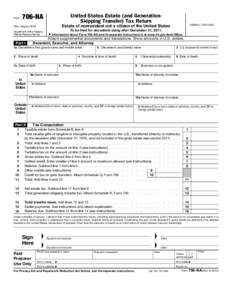 Form 706-NA (Rev. August 2013)