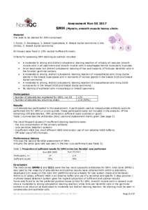 Assessment RunSMH (Myosin, smooth muscle heavy chain)