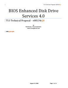 T13 Technical Proposal/ e08134r10  BIOS Enhanced Disk Drive