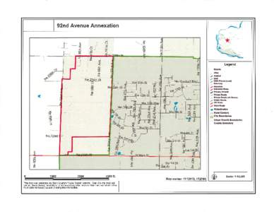 Map of Battle Ground Ordinance 14-10