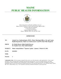 MAINE PUBLIC HEALTH ALERT NETWORK SYSTEM