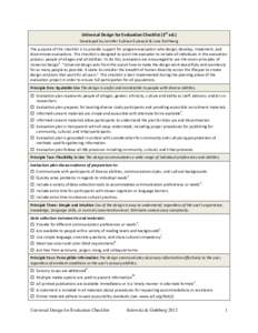 UDE_Checklist_Sulewski_Gothberg_2012