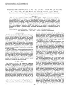 THE ASTROPHYSICAL JOURNAL, 532 : 467È473, 2000 March[removed]The American Astronomical Society. All rights reserved. Printed in U.S.A. INTERFEROMETRIC OBSERVATIONS OF IRC[removed]AND IRC[removed]IN THE MID-INFRARED E. 