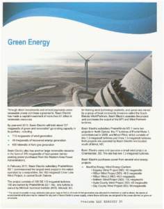 Wind power in the United States / Basin Electric Power Cooperative / Energy / Wind power in Texas