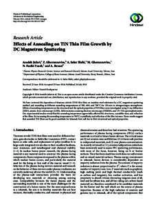 Hindawi Publishing Corporation Advances in Mechanical Engineering Volume 2014, Article ID[removed], 6 pages http://dx.doi.org[removed][removed]Research Article