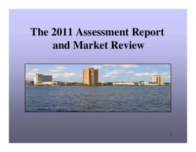 The 2011 Assessment Report and Market Review 1  Focus of 2011 Reassessment