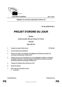 PARLEMENT EUROPÉEN[removed]Délégation à la commission parlementaire Cariforum-UE