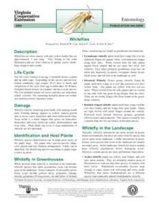 Entomology 2002 PUBLICATION 444-280W  Whiteflies