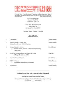 Central New York Regional Planning & Development Board  126 N. Salina St., 100 Clinton Square, Suite 200, Syracuse, New York 13202 • Tel[removed] • Fax[removed]Walter Tennant, Chair David V. Bottar, Executive 