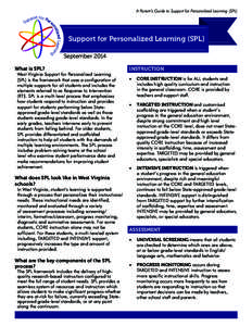 A Parent’s Guide to Support for Personalized Learning (SPL)  ed Learn aliz in on