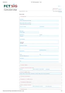 FCT ::SIG Curriculum V itae PT EN