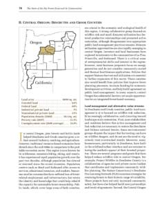 78  The State of the Dry Forest Zone and its Communities D. C entral Oregon: D eschutes