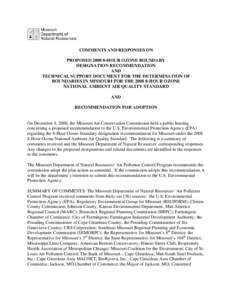 Environment / 88th United States Congress / Clean Air Act / Climate change in the United States / Ozone / Non-attainment area / Sainte Genevieve County /  Missouri / National Ambient Air Quality Standards / St. Francois County /  Missouri / Geography of Missouri / Air pollution in the United States / Environment of the United States