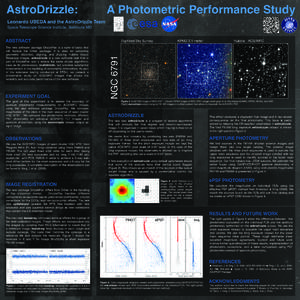 AstroDrizzle:  A Photometric Performance Study Leonardo UBEDA and the AstroDrizzle Team Space Telescope Science Institute, Baltimore MD