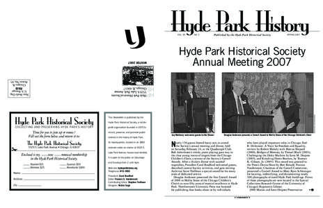 Hyde Park History Vol. 29