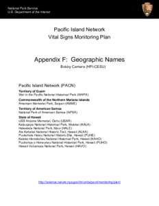 CORRECT SPELLINGS OF HAWAII PLACE NAMES