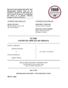 Pursuant to Ind.Appellate Rule 65(D), this Memorandum Decision shall not be regarded as precedent or cited before any court except for the purpose of establishing the defense of res judicata, collateral estoppel, or the 