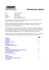 United Kingdom / Climate change in Scotland / Scottish Government / Members of the Scottish Parliament 2007–2011 / Economy of Scotland / Anaerobic digestion / Richard Lochhead / Common Agricultural Policy / Department for Environment /  Food and Rural Affairs / Environment / Environment of Scotland / Waste management