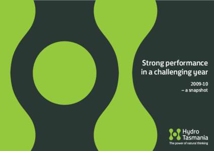 Strong performance in a challenging year[removed] – a snapshot  Our Values